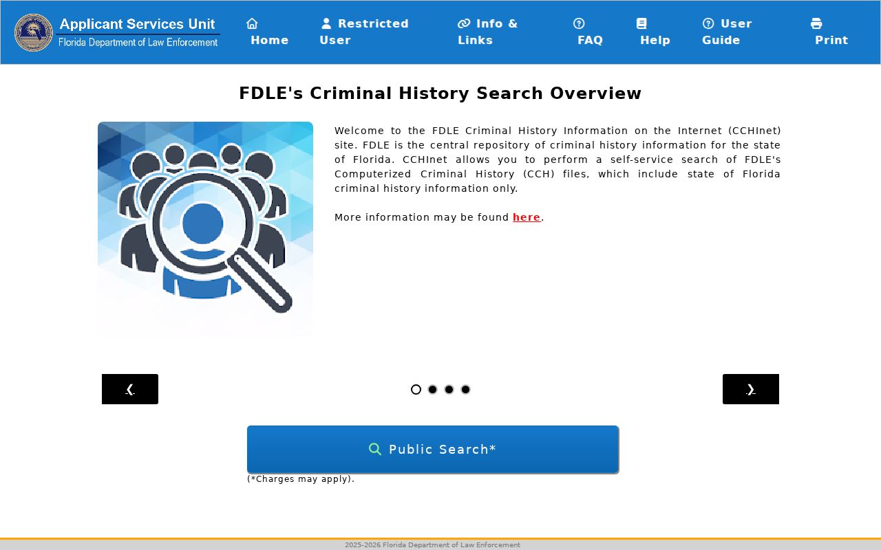Marion County criminal history FDLE instant name search